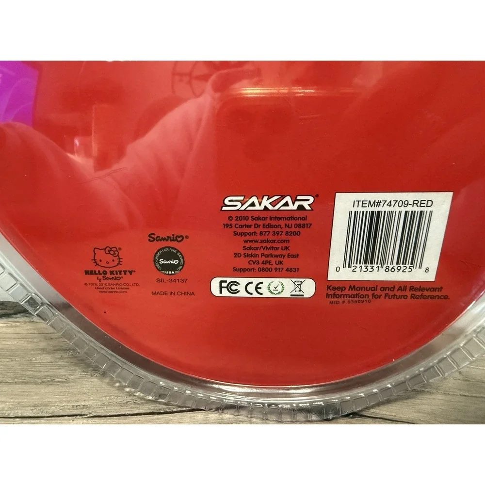 Hello Kitty 2010 Mouse Pad Sakar Sanrio New Factory Sealed